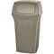 Rubbermaid Commercial Ranger Fire-Safe Container, Square, Structural Foam, 35 gal, Beige FG843088BEIG - alternate 1