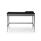 Homeroots 43" Black and Gray Writing Desk With Two Drawers 543771 - alternate 2