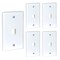 Newhouse Hardware Quickport 1-Port Wall Plate White, 5PK QP1-WH-05 - alternate 1