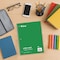 C-Line Products 8-1/2" x 10-1/2" Green Wide Ruled 1-Subject Spiral Notebook, 1/EA, 24EA/CT 22043-CT - alternate 4