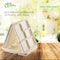 Ecoquality 10 x 8.3 x 0.9 Inch 5-Compartment Sugarcane Fiber Disposable Cafeteria Serving Tray, 100PK EQ5COMPLUNCH-100 - alternate 3
