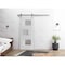 Vdomdoors Double Barn Interior Door, 72" x 84", White SETE6933BD-S-WS-3284 - alternate 3
