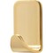 Command Small-Size Decorative Hook, 3/4 in W, Metal/Plastic, Brass, 0.5 lb 17032BR-4ES - alternate 3