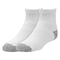 Railroad Sock Quarter Socks, 85% Cotton, 15% Nylon, White/Grey, 13-5Y, 6 PK 7082 - alternate 2