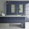 Apollo Tile Arte 1.97 in. x 7.87 in. Glossy Blue Ceramic Subway Wall and Floor Tile 5.38 sq. ft./case, 50PK RID88NAVGLA - alternate 3