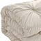 Homeroots Beige Twin Polyester 180 Thread Count Washable Down Comforter Set 528925 - alternate 4