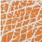 Homeroots 3' X 5' Orange and White Abstract Washable Non Skid Indoor Outdoor Area Rug 559283 - alternate 5