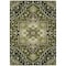 Homeroots 10' X 14' Olive Green Ivory And Brown Oriental Washable Indoor Outdoor Area Rug 600179 - alternate 4
