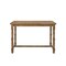 Homeroots 54" Oak Wood Trestle Base Dining Table 631278 - alternate 1