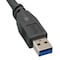 Sanoxy 10ft USB 3.0 A Male to B Male Cable, Black SNX-CBL-LDR-U3102-1110 - alternate 2
