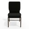 Flash Furniture Dot Fabric Church Chair, Black XU-CH-60096-BK-BAS-GG - alternate 5