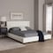 Baxton Studio Braylin Glam and Luxe Teddy-Bear Fabric King Size Platform Bed 252-13825-ZORO - alternate 2
