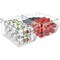 Lifemaster Multi-Purpose Refrigerator Bins, Large Capacity Stackable Organizer, 2PK LMLRGST2 - alternate 1