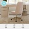 Martha Stewart Maeve Upholstered Office Chair in Conch Shell/Polished Brass CH-231216-3-PK-MS - alternate 4