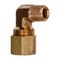 Auveco Brass 90 Degree Male Compression Adapter 3/8in Tube 1/8in Pipe, 5PK 164 - alternate 1