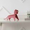 Jonathan Y Rover 10" Modern Industrial Iron Canine LED Kids' Lamp, Red JYL7130A - alternate 5