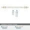 Amerock Carrione 8 inch 203mm Center-to-Center Marble White/Golden Champagne Cabinet Pull BP36663MWBBZ - alternate 3