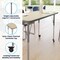 Flash Furniture Commercial Adjustable Height Rectangular Activity Table - Locking Casters-LT NAT XU-A2448-REC-LTNAT-T-A-CAS-GG - alternate 3