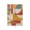 Homeroots 3' X 5' Coral Gold And Ivory Geometric Washable Indoor Outdoor Area Rug 617902 - alternate 3