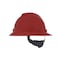 Msa Safety V-Gard Slotted Full Brim Hard Hat, Fas-Trac III Suspension, Type I, Class E, Red 475371 - alternate 2