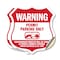 Signmission No Parking Without Permit Shield Sign Wa, 18 inch X 18 inch, Vinyl Decal, 2PK SHI-D-2PACK-18-398 - alternate 1