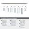 Amerock Esquire 24 inch 610mm Center-to-Center Polished Nickel/Stainless Steel Appliance Pull BP54042PNSS - alternate 2