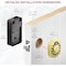Wrightmaster 4 in 1 Corded Aluminum Smart Lock Deadbolt with App Biometric, Keyless Entry Door Lock with Keypad,  ZR-F401G - alternate 3