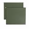 Smead Hanging Folder Fast Tab 8-1/2 x 11", Green, PK25, Expanded Width: 2" 64259 - alternate 1
