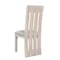 Homeroots Set of Two Gray and Natural Fabric And Wood Slat Back Dining Side Chairs 554615 - alternate 4