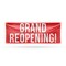 Signmission Grand Reopening, 24 Inch x 72 Inch, Vinyl Banner B-72-30678 - alternate 1