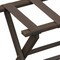 Homeroots Earth Friendly Brown Folding Luggage Rack With Brown Straps 383083 - alternate 3