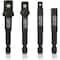 Neiko Impact Socket Adapter and Magnetic Bit Holder Set, 4-Piece Set, CR-V Steel 00244A - alternate 1