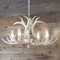 Jonathan Y Eldora 26" 4-Light Rustic Farmhouse Adjustable Resin Antler LED Chandelier, White JYL6301B - alternate 9