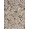 Homeroots 5' X 7' Brown And Ivory Palm Leaf Indoor Outdoor Area Rug 552508 - alternate 1