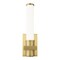 Z-Lite Idris 1 Light Wall Sconce, Modern Gold/Opal White, 5 In W 1019-1S-MGLD-LED - alternate 3
