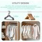 Simple Deluxe Kids Velvet Hangers, 11 Inch Durable Children Hangers for Closet, Grey, 30PK HKHANGVELVETKID30GRY - alternate 3