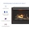 Duluth Forge Natural Gas Ventless Gas Fireplace Insert - 26,000 BTU, Remote Control FNF300R - alternate 3