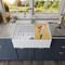 Kibi Pillar 30in Kitchen Farmhouse Fireclay Workstation Sink K2-SF30PIT - alternate 4