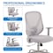 Office Star Products Ventilated Seating Ventilated Seating Office Chair, Grey Mesh EM14623-2 - alternate 3