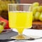 Smarty Had A Party 8 oz. Clear Plastic Pedestal Wine Glasses (240 Glasses), 240PK 6956-CASE - alternate 4
