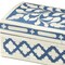 Homeroots 12" Blue And White Bone Inlay Box With Lid 389456 - alternate 5