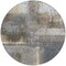 Homeroots 8' Khaki And Brown Round Abstract Washable Indoor Outdoor Area Rug 609294 - alternate 6