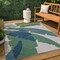 Jonathan Y Shelby Coastal Vintage Abstract Palm Leaf Green/Cream 3 ft. x 5 ft. Indoor/Outdoor Area Rug TSN403B-3 - alternate 4