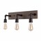 Jonathan Y Corbett 22.13" 3-Light Rustic Farmhouse Iron LED Vanity, Oil Rubbed Bronze/Brown Wood Finish JYL1325A - alternate 4