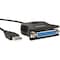 Rocstor 4 FT PARALLEL PRINTER CBL USB Y10C212-B1 - alternate 3