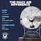 Maxx Air Misting Fan, 18 in Blade Dia, 120V, 3,500 cfm, Non-Oscillating CDMP1840GRY - alternate 4
