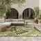Homeroots 6' X 9' Ivory And Green Palm Leaf Indoor Outdoor Area Rug 548079 - alternate 4