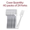 Smarty Had A Party Clear Mini Plastic Disposable Tasting Forks (960 Forks), 960PK 780-CL-CASE - alternate 8