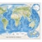 National Geographic World Physical Map, Laminated, 45.75'' x 30.5'' RE00620132 - alternate 3