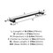 Amerock Monument Oil Rubbed Bronze Contemporary 18 in 457 mm Towel Bar BH36083ORB - alternate 3